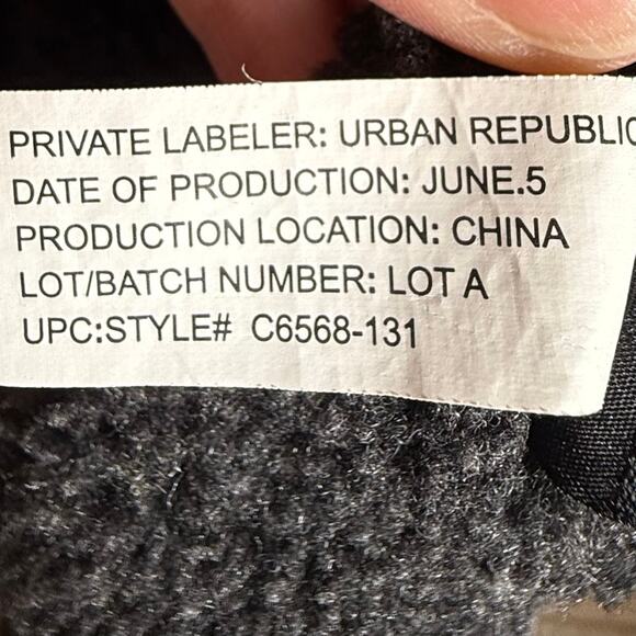 Urban Republic Boys Sherpa Lined Utility Military Jacket Size 7/8 Gray Coat - Picture 15 of 15